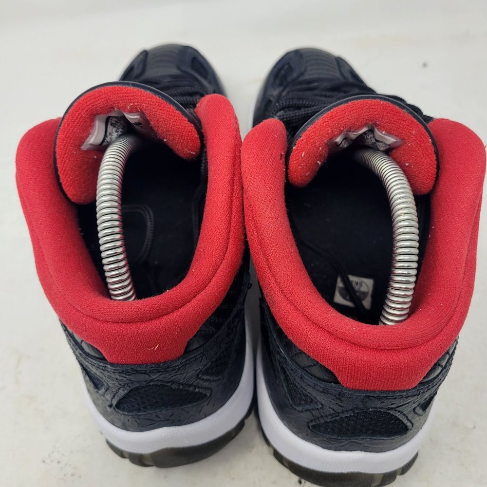 Air Jordan 11 XI Retro Low IE 'Black Red' BRED 2011 306008-001 7.5 1 4 6 12 13 - Picture 8 of 16